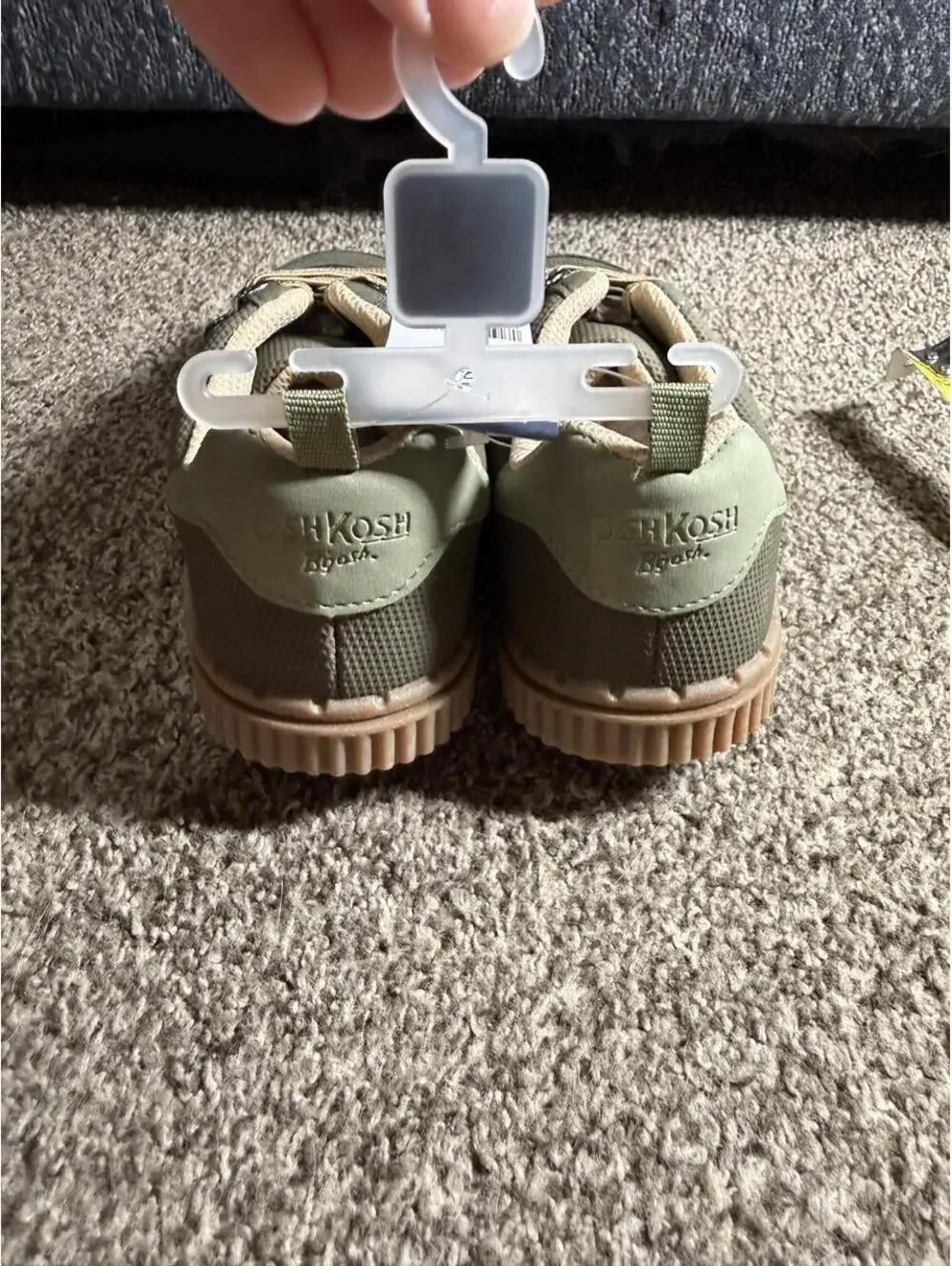 OshKosh B'gosh Kid's Khaki and Green Trainer